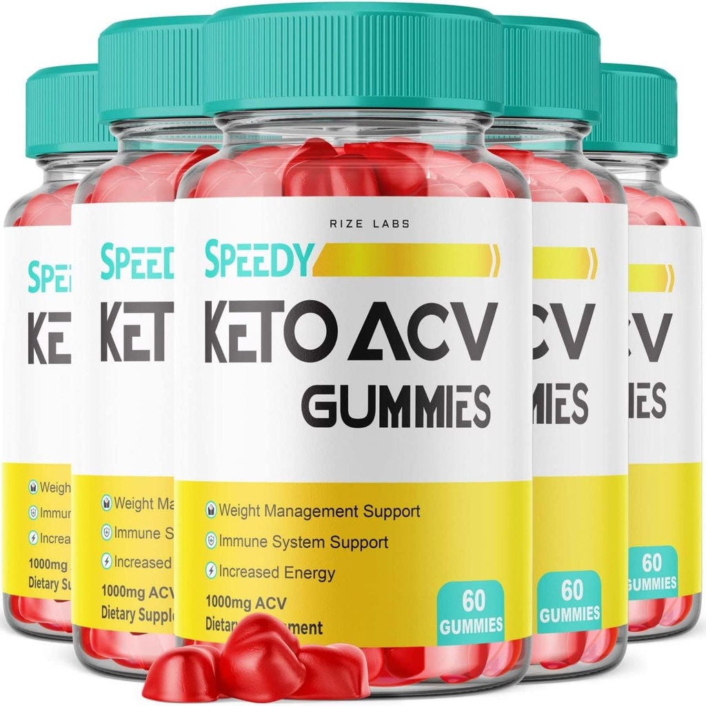 rize labs - Speedy Extreme Keto Plus ACV Gummy for Advanced Weight Loss with Apple Cider Vinegar 2000mg Supplement (300 Gummies)