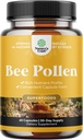 Bee Pollen Pills for Breast Growth 60 Ct - Bee Pollen Supplement 1000mg Serving with Naturally Occurring B Vitamins Minerals & Enzymes - Breast Support Supplement - Vegetarian Non-GMO & Gluten Free