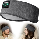 Perytong Sleep Headband - Bluetooth Sleeping Headphones for Side Sleepers - Headphones for Sleeping Comfortable Headband with Thin Speaker Microphone Gift Ideas for Women Men