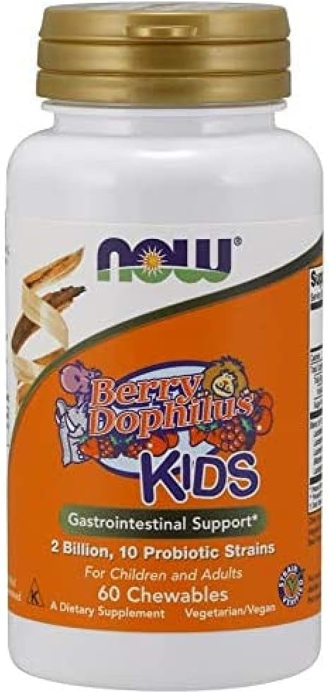 Now Foods Berry Dophilus Chewable, 60 Count