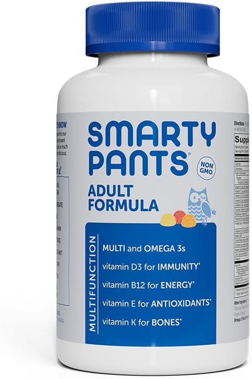 SmartyPants Adult Multi & Omegas Gummies, 180 Count