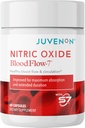 Juvenon BloodFlow-7 Nitric Oxide Supplements for Men & Women - Natural Nitric Oxide Booster with Nitrosigine® + S7® - Blood Flow & Circulation Support (1-Pack)