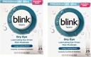 Blink Tears Preservative Free Lubricating Eye Drops 25 ct 0.01 fl oz EA (0.4 mL EA) (Pack of 2)
