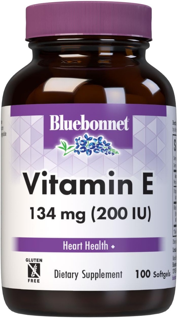 BlueBonnet Vitamin E 200 IU Mixed Softgels, 100 Count