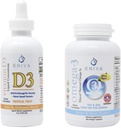 Eniva Omega 3 Premium Fish Oil High EPA/DHA and Liquid Vitamin D3 (120 mL) Doctor Formulated for Rapid Absorption