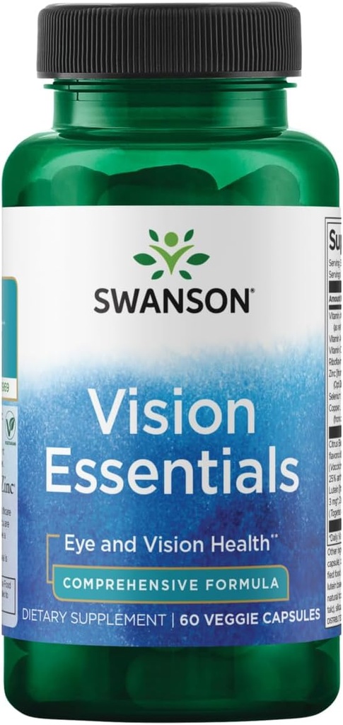 Swanson Vision Essentials 60 Veg Capsules