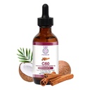 C60 Power Cinnamon Flavored C60 in Organic MCT Coconut Oil - Natural Wellness & Antioxidant Support for Men & Women, 99.99% Pure Sublimated C60, Promotes Energy, Clarity, & Stamina - 2 fl oz Bottle