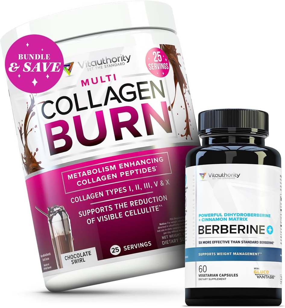 Vitauthority Multi Collagen Burn Chocolate and Berberine