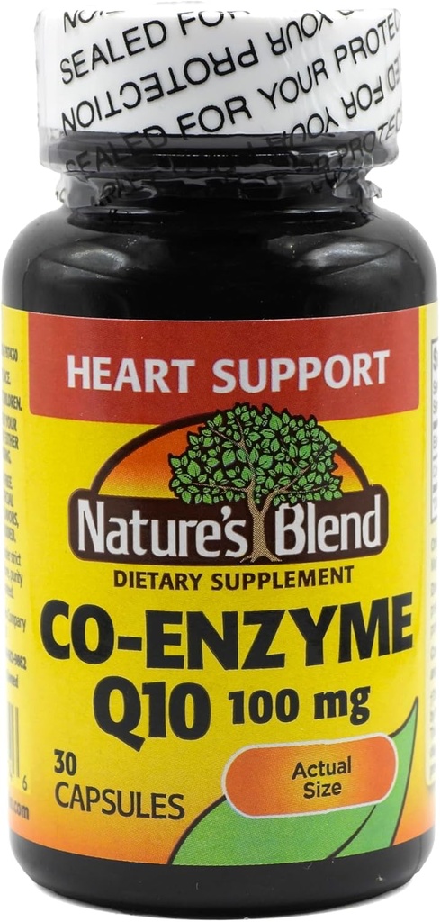 Nature's Blend Coenzyme Q10 100 mg 30 Capsules
