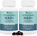 Liposomal NAD+ Supplement 1800 mg with Nicotinamide Riboside, Trans Resveratrol, Trimethylglycine，Replaces NMN, Boost NAD+, Aging Defense，Cellular Energy, 120 Softgels