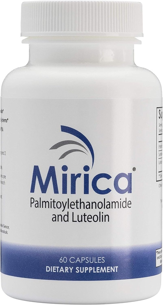 Mirica® - Pea (Palmitoylethanolamide) and Luteolin - Immune & Nervous System Support Supplement - 60 ct