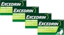 Excedrin Extra Strength, Acetaminophen, Aspirin (NSAID) and Caffeine, 24 ct (Pack of 4)