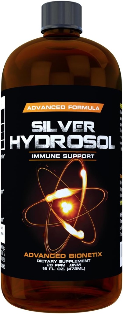 Pharmacist Recommended 16 oz Advanced Bionetix Colloidal Silver Hydrosol, All Natural & Promotes A Healthy Immune System. Colloidal Silver That Actually Works!