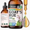 BIO KRAUTER Goats Rue Lactation Supplement Tincture - Vegan, Alcohol & Sugar Free Drops 4 Fl.Oz.