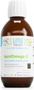 DAVINCI Labs kiddOmega-3 - Liquid Omega-3 Supplement for Kids - for Immune System, Focus and Brain Support* - with Monk Fruit, DHA, EPA and More - Cherry Orange Flavor - 200mL