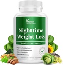 DR VITAMIN SOLUTIONS Nighttime Fat Burner Supplements - Appetite Suppressants for Weight Loss - Night-Time Fat Burner for Women and Men Supporting Sleep & Relaxation - Weight Loss Pills - 60 Capsules