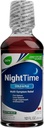AXIV Nighttime Cold and Flu Relief Liquid Medicine, Nighttime Formula, Multi-Symptom Relief, Pain Reliever, Fever Reducer, Cough Suppressant, Cherry Flavor, 12 fl. oz.