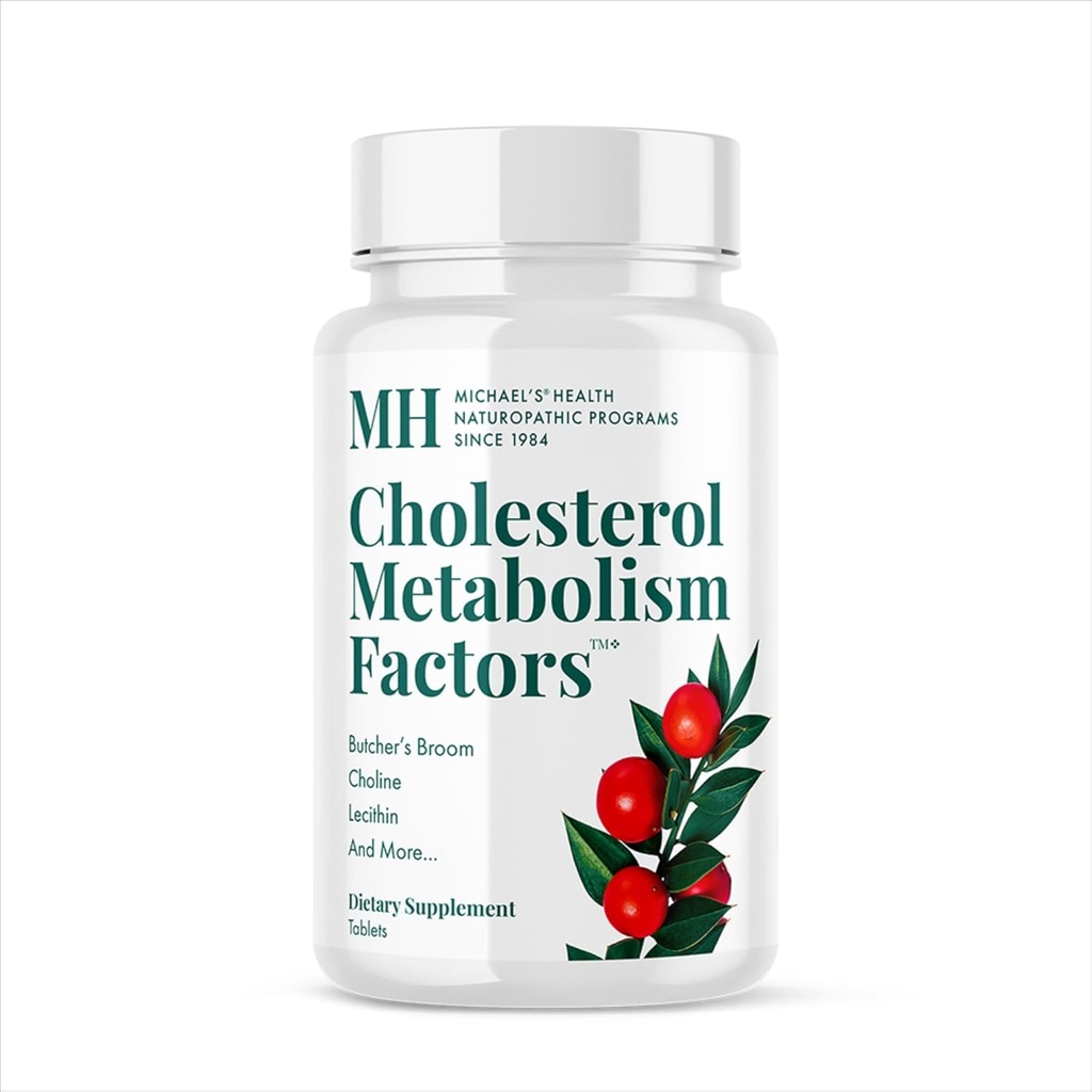 MICHAEL'S Health Naturopathic Programs Cholesterol Metabolism Factors - 180 Tablets - Helps Improve Circulation - Statin & Red Yeast Rice Free - 30 Servings