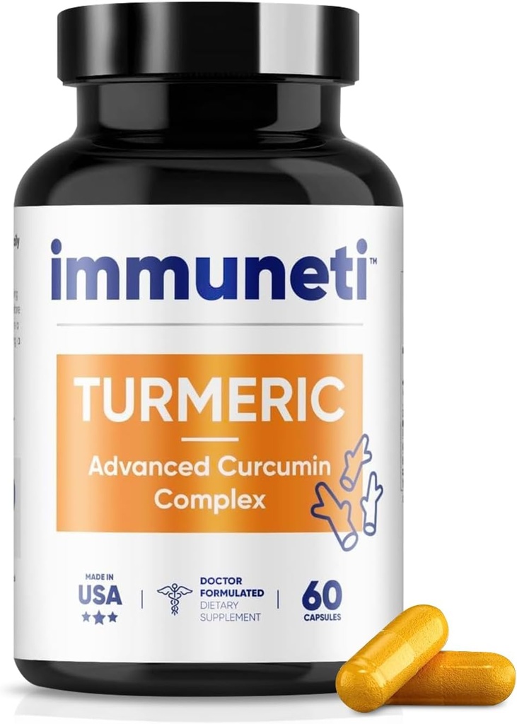 Immuneti - Turmeric Advanced Curcumin Complex 60 Capsules