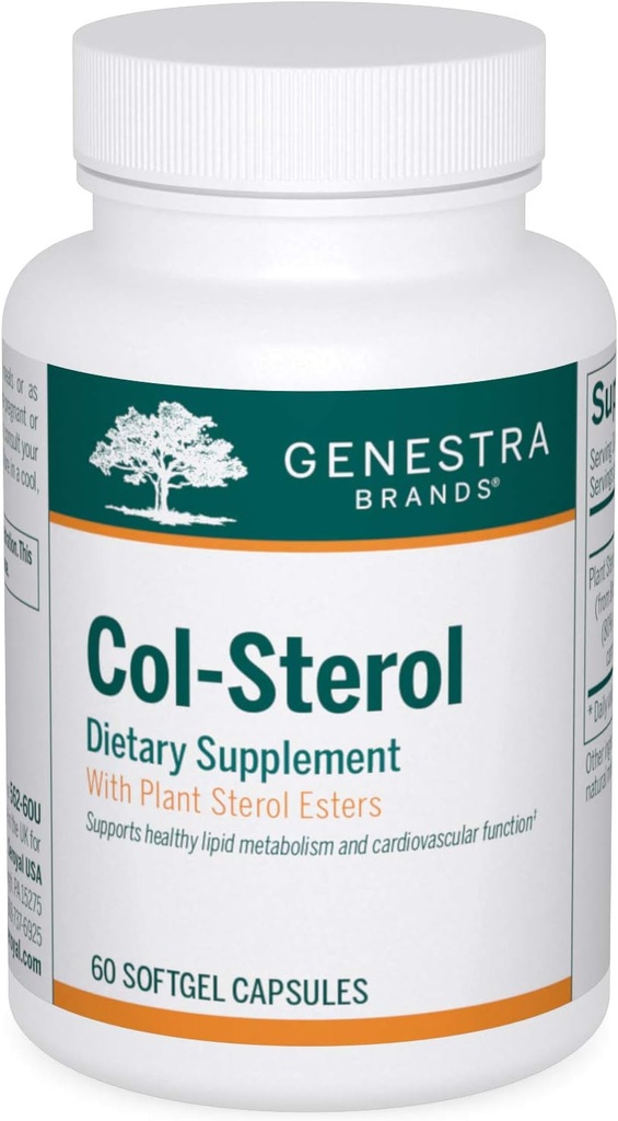 Genestra Brands Col-Sterol | Support for Healthy Total and LDL Cholesterol Levels | 60 Capsules