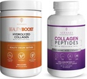 VITASEI Collagen Wellness Bundle – Hydrolyzed Collagen Peptides Powder & Collagen Peptide Capsules with Vitamin C & Resveratrol – Support for Hair, Skin, Nails, Bones, & Joints