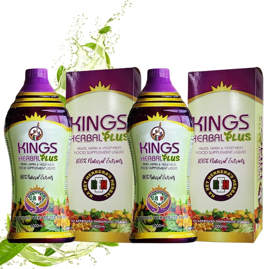 Plus Food Supplement 1000ml, Fruits, Herbs & Vegetable Fusion (2 Bottles)