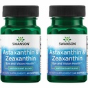 Swanson Astaxanthin & Zeaxanthin Eye Health Supplement for Screen-Heavy Professionals with 4 mg Astaxanthin & 4 mg OmniXan Zeaxanthin (60 Softgels, 2 Pack)