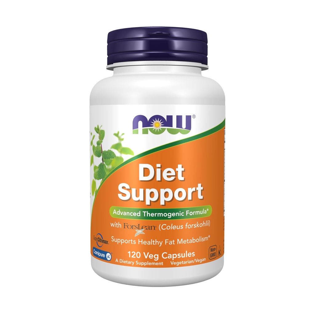 NOW Foods Supplements, Diet Support with ForsLean® (Coleus forskohlii), 120 Veg Capsules