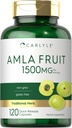 Carlyle Amla Capsules 1500mg | 120 Count | Amalaki Fruit | Herbal Extract Supplement | Non-GMO and Gluten Free