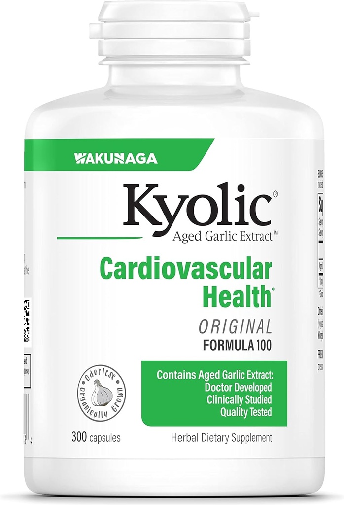 Kyolic Aged Garlic Extract Formula 100, Cardiovascular