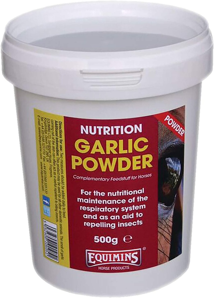 Garlic Powder Refill Bag, Equimins, Horse Nutrition and Supplements, 3kg