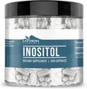 Earthborn Elements Inositol 200 Capsules, Pure & Undiluted, No Additives
