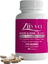 Hair Vitamins for Women - All Natural Vegan Biotin 5000 Mcg Capsules - Hair Supplements for Growth & Thickness - Promote Healthier Hair, Skin, Nails - Hair Growth Supplement Formula
