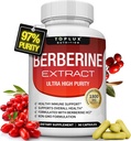 Berberine Supplement 1800mg - Berberine HCL 97% Tested Ultra High Purity Premium Berberine Extract to Support Overall Health, High Potency Berberine Plus Non-GMO Vegan Men Women, 90 Capsules