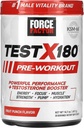 FORCE FACTOR Test X180 Pre-Workout Powder & Energy Supplement, Boost Focus & Endurance, Build Muscle & Strength, Nitric Oxide Supplement with Ashwagandaha & L-Citrulline, Fruit Punch, 30 Servings