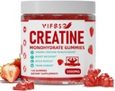 Creatine Monohydrate Gummies 5 g for Men & Women, 120 Sugar Free Gummies with 200 Mg Magnesium Glycinate, 200 Mg L-Threonate for Muscle Support, Energy Boost