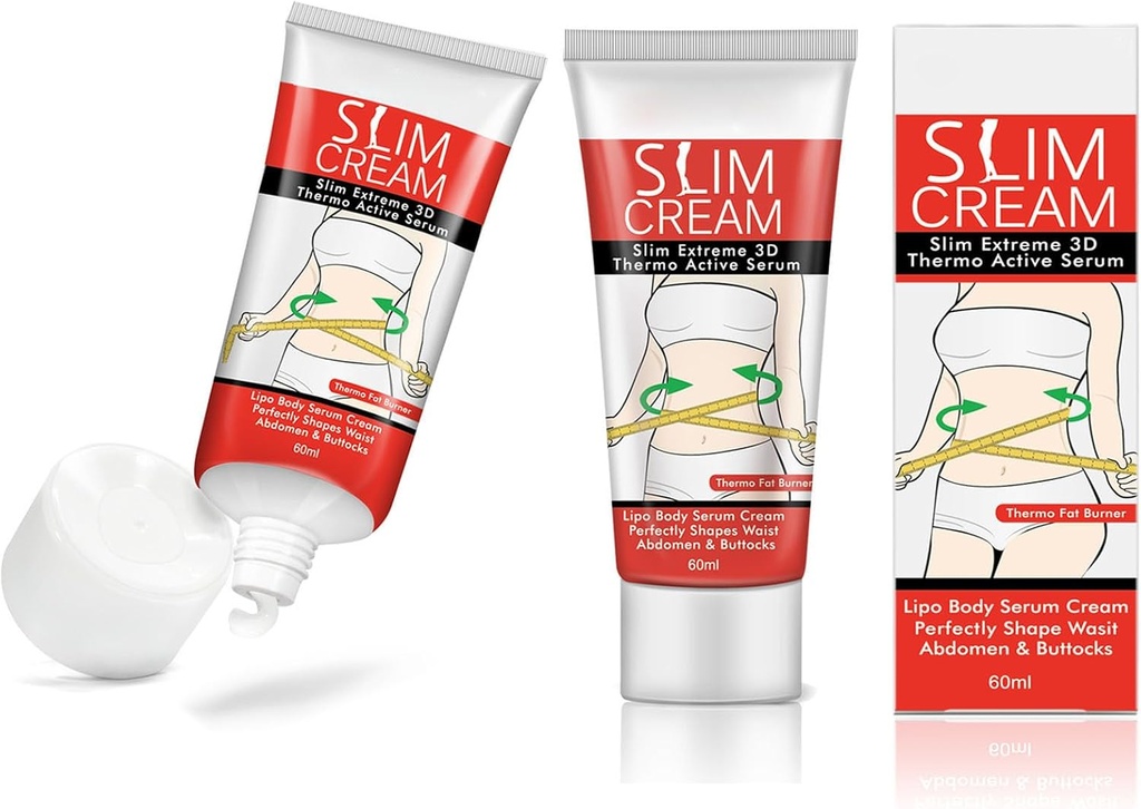 All Natural Slim Firming Body Massage Cream Fat Burning Weight Loss Massage Cream for Waist, Belly, Butt and Thighs