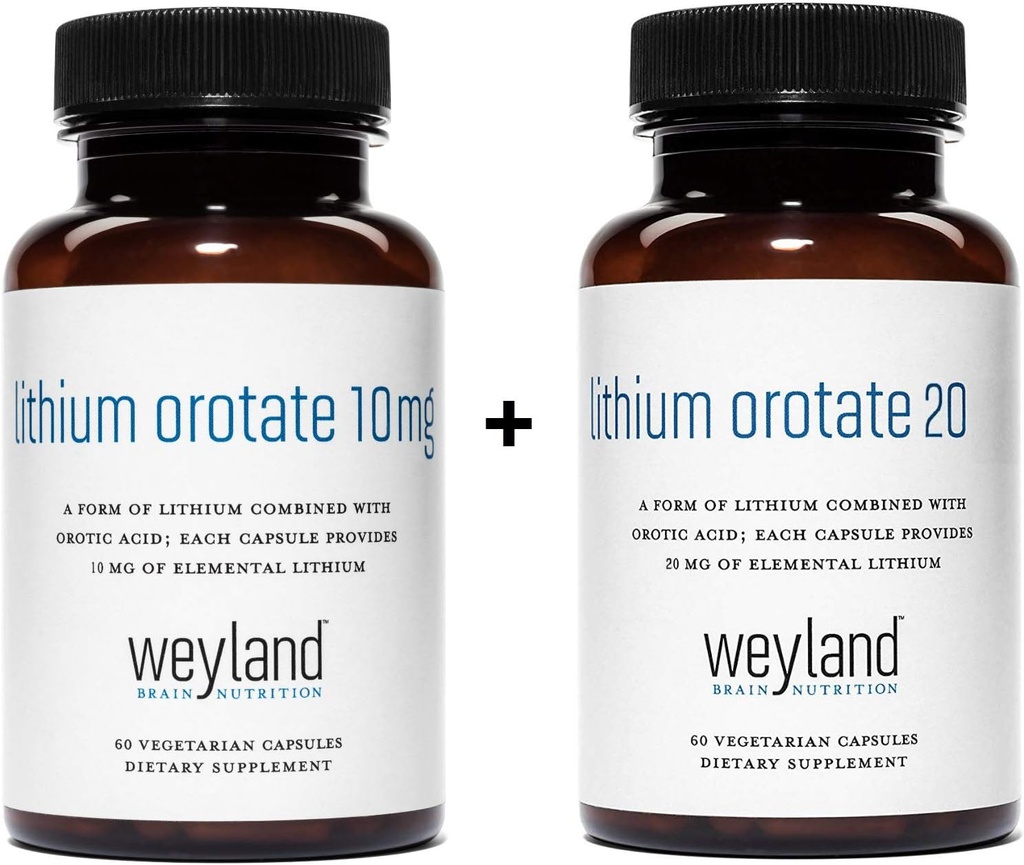 Lithium Orotate 10mg + Lithium Orotate 20mg