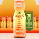 Vitamin C Shot 1000MG - Immunity Booster with Zinc, Ginger, & Echinacea - Protect Your Immunity - Fight The Common Cold - Orange Flavor - 2.4 FL Oz Bottle - 20 Pack