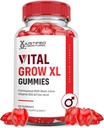 Justified Laboratories Vital Grow XL Performance Gummies 1000MG Advanced Formula Formulated with ACV Pomegranate Beet Juice Powder B12 Vegan Non GMO 60 Gummys