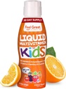 Feel Great Sugar Free Kids Multivitamin – Liquid Multivitamin | Essential Vitamins for Immune Support | Orange Flavored, Vegetarian Formula | 30 Day Supply
