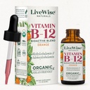 Liquid B12 Vitamin Sublingual – All-Natural Liquid Vitamin Vegan B12 Drops – Non-GMO Adenosylcobalamin Methylcobalamin B12 Supplement – Boost Your Immune System, Metabolism, Energy and Focus!