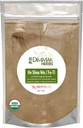 Dimmak Herbs Organic Fo Ti Root Raw Chinese Herb Powder - Cure/Prepared USDA Organic He Shou Wu (Polygonum Multiflorum Preperata) Add to Water or Smoothie 1 4oz/112g Bag