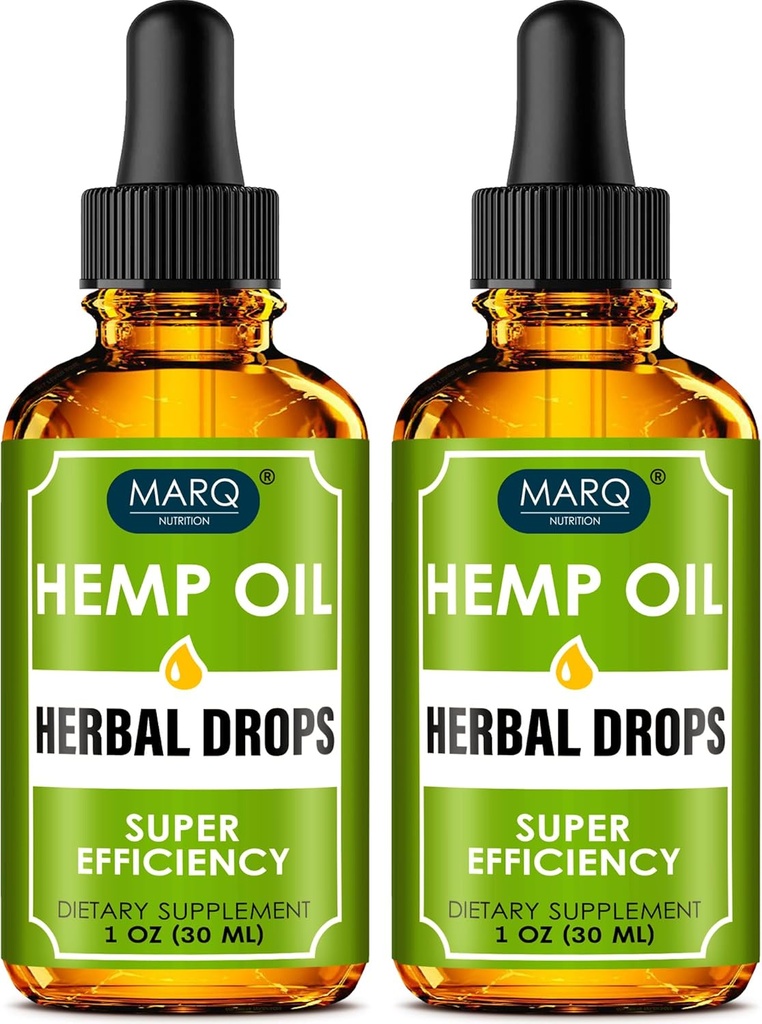 Hеmp Oil (2 Pack) – 500,000 – Colorado Sеed Extract - Natural Omega 3, 6, 9 Source - Made in USA - Providеs Restful Sleep