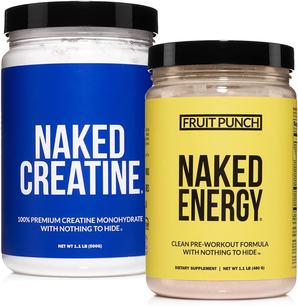 NAKED Workout Recovery Bundle: Fruit Punch Energy Creatine