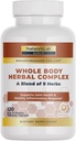 Nature's Lab Gold Whole Body Herbal Complex - Turmeric, Boswellia, Ginger, Green Tea, Rosemary - 120 Capsules (60 Day Supply)