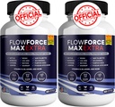 Flow Force Max Extra Prostate Supplements for Men Capsules, Health Supplements - Maximum Strength, All Natural to Support Normal & Healthy Function (120 Capsules) (2 Pack)