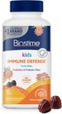 Biostime Kids immune support gummies|(Ages 4+) | Includes Vitamins D&C + Zinc & Probiotics | No Added Sugar |Kids Immune Defense Fruity Bites | Free from top 9 allergens | 60 Count