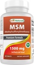 Best Naturals MSM 1500 mg 180 Tablets