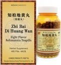 Zhi-Bai Di-Huang Wan Herbal Supplement 480 Pills (60 Servings, Economy Size) - 知柏地黄丸 Chinese Herbal Formula Eight Flavor Rehmannia for Yin Nourishment